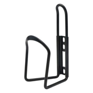 Porta Caramañola De Aluminio Para Bicicleta Color Negro