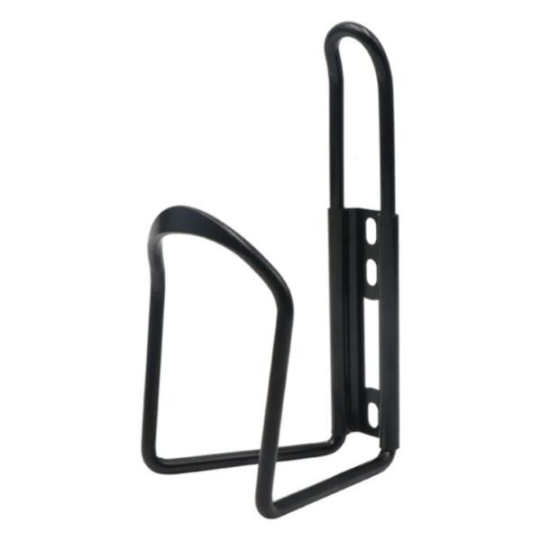 Porta Caramañola De Aluminio Para Bicicleta Color Negro