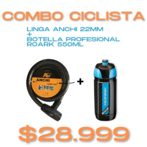 Combo Ciclista Linga Anchi+ Botella Roark 550ML Profesional